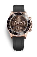 Rolex Cosmograph Daytona Chocolate Index Oysterflex Everose Gold