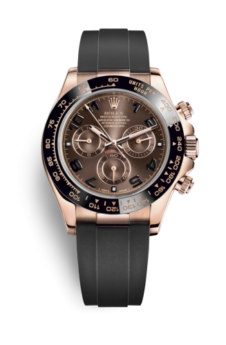 Rolex Cosmograph Daytona Chocolate Index Oysterflex Everose Gold