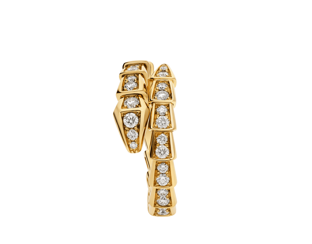 BAGUE BVLGARI SERPENTI VIPER DIAMANTS GOLD
