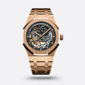Audemars Piguet Royal Oak Rose Double Balance Wheel Openwork Skeleton Dial Automatic