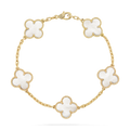GOURMETTE VAN CLEEF ALHAMBRA BLANC MOTHER OF PEARL