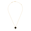 COLLIER PENDENTIF VINATGE ALHAMBRA NOIR ONYX