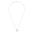 COLLIER PENDENTIF VINATGE ALHAMBRA BLANC MOTHER OF PEARL