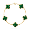 GOURMETTE VAN CLEEF ALHAMBRA VERT MALACHITE