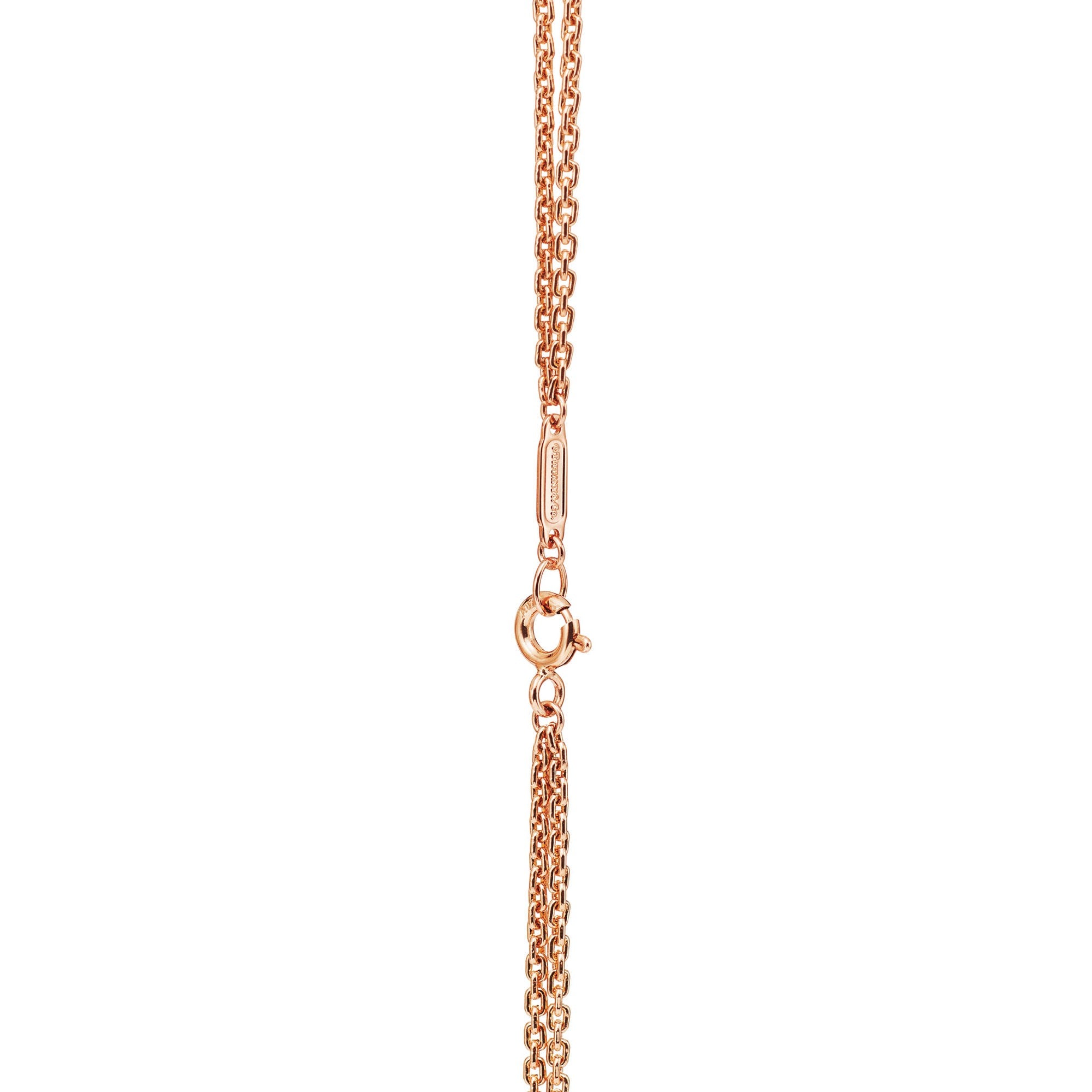 COLLIER TIFFANY & CO HARDWEAR A MAILLONS DIAMOND ROSE-GOLD