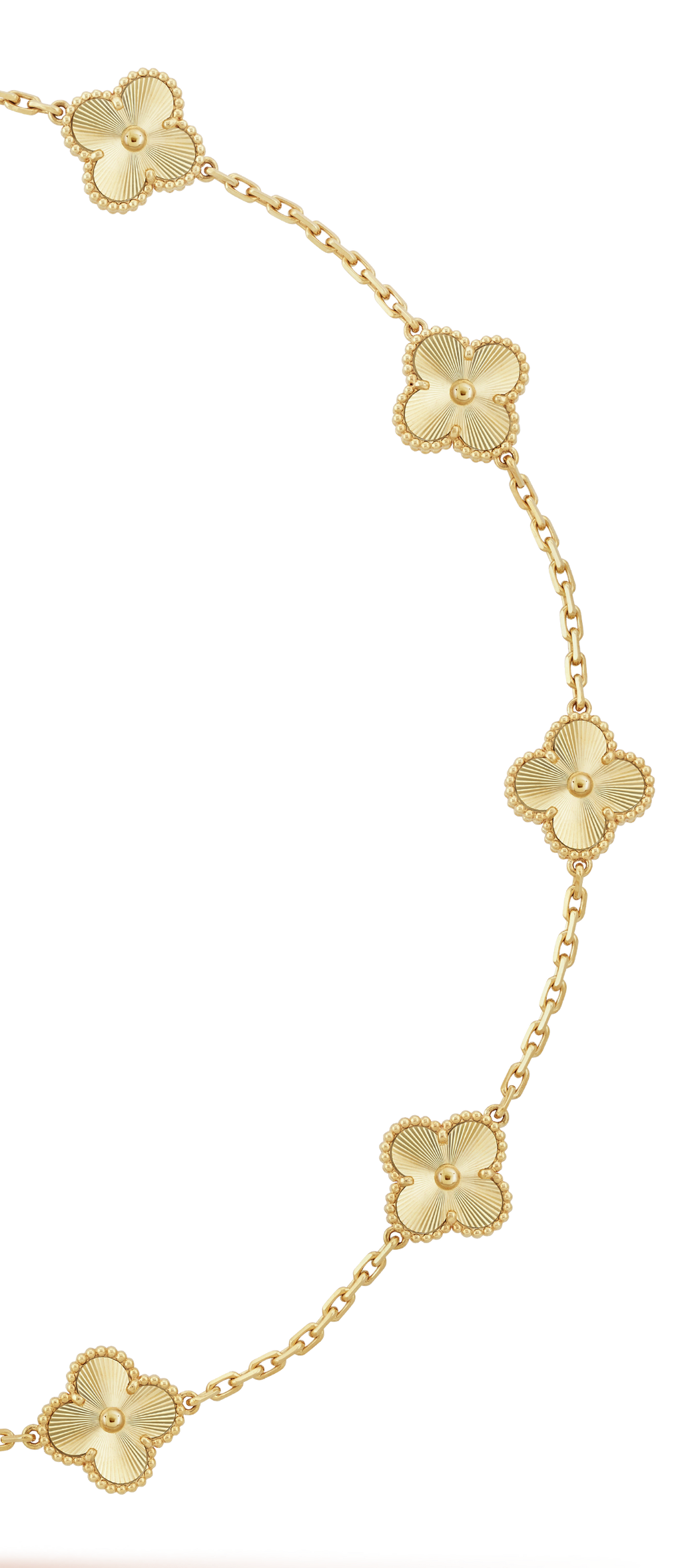 COLLIER VINTAGE ALHAMBRA 7 MOTIFS GOLD
