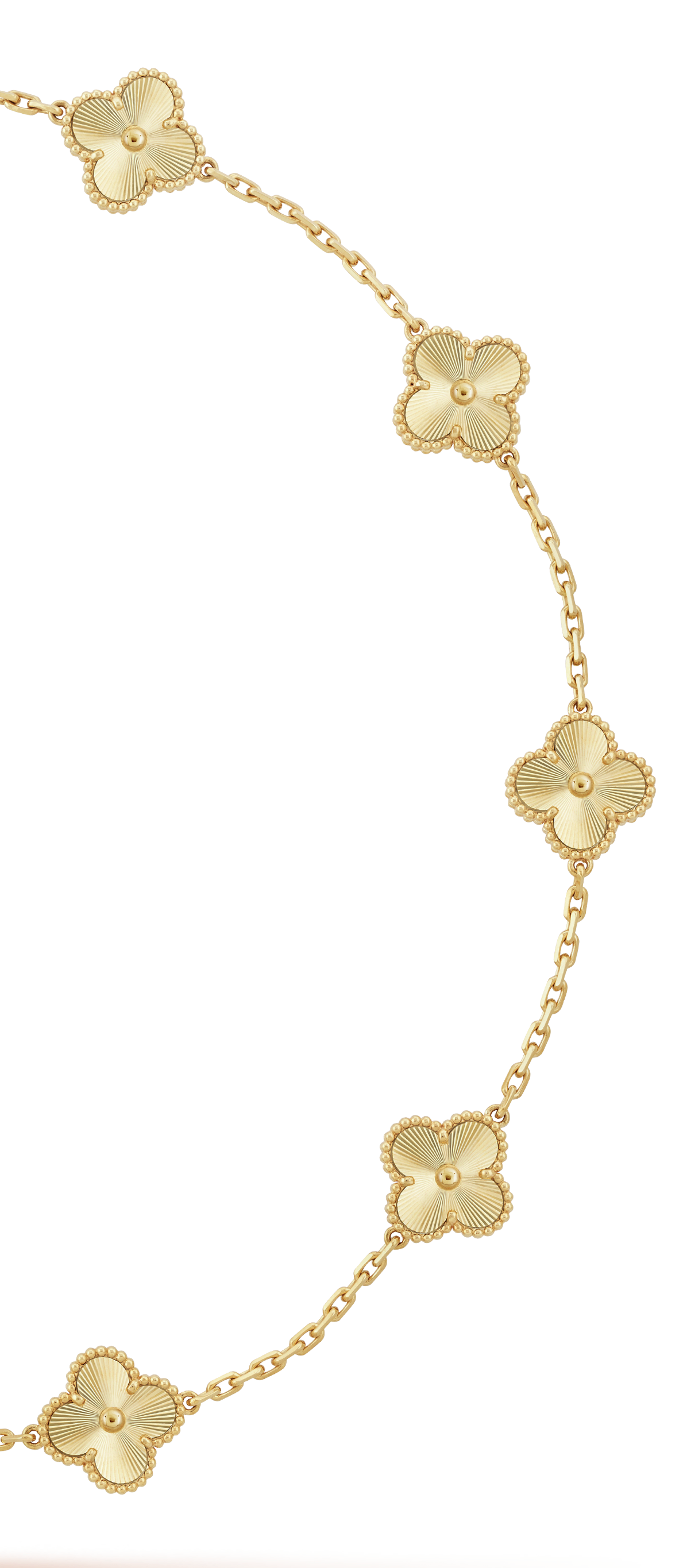 COLLIER VINTAGE ALHAMBRA 7 MOTIFS GOLD