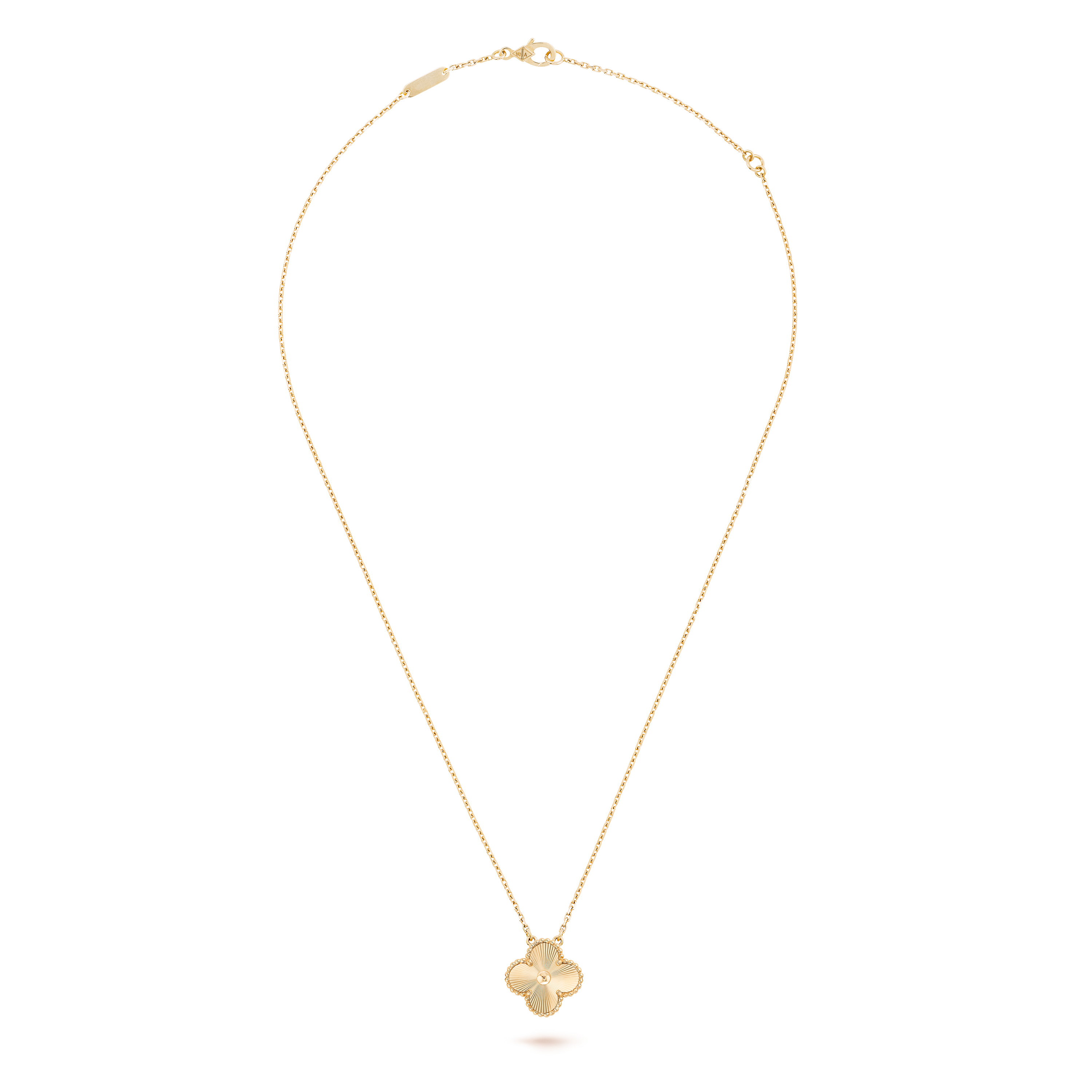 COLLIER PENDENTIF VINTAGE ALHAMBRA GOLD