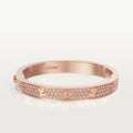 BRACELET CARTIER LOVE MODÉLE CLASSIQUE PAVÉ ROSE GOLD