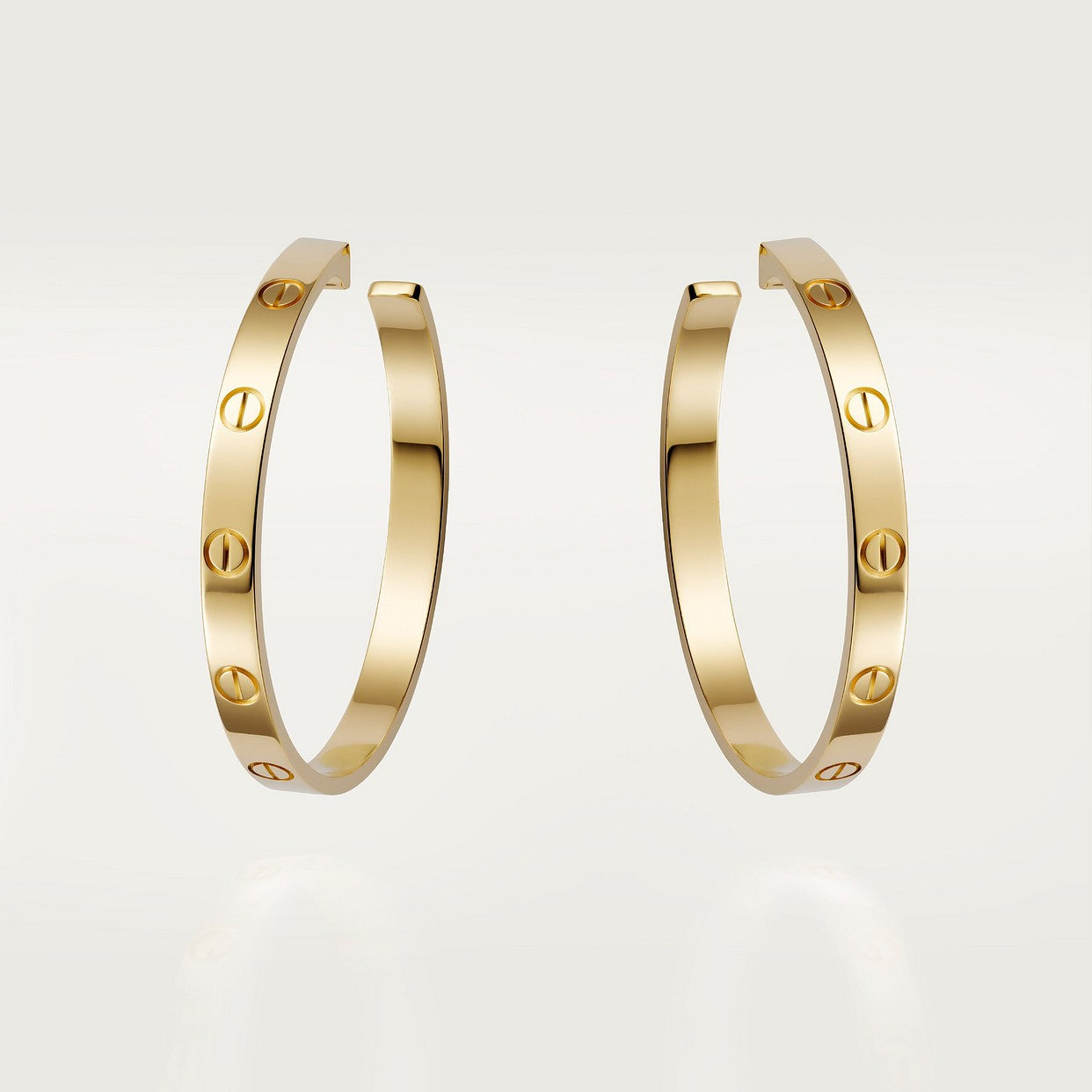 BOUCLE CARTIER LOVE CRÉEOLES GOLD