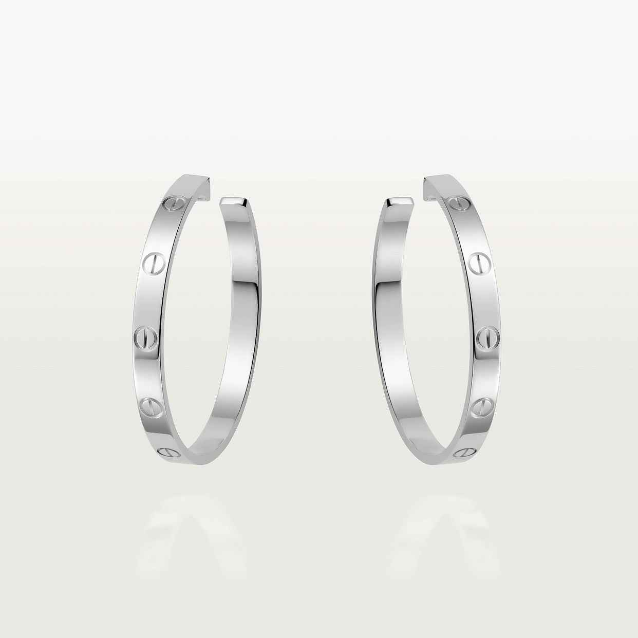 BOUCLE CARTIER LOVE CRÉEOLES WHITE GOLD