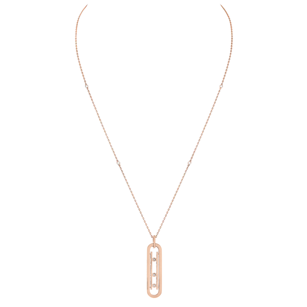 COLLIER MESSIKA MOVE 10TH SM NECKLACE ROSE GOLD