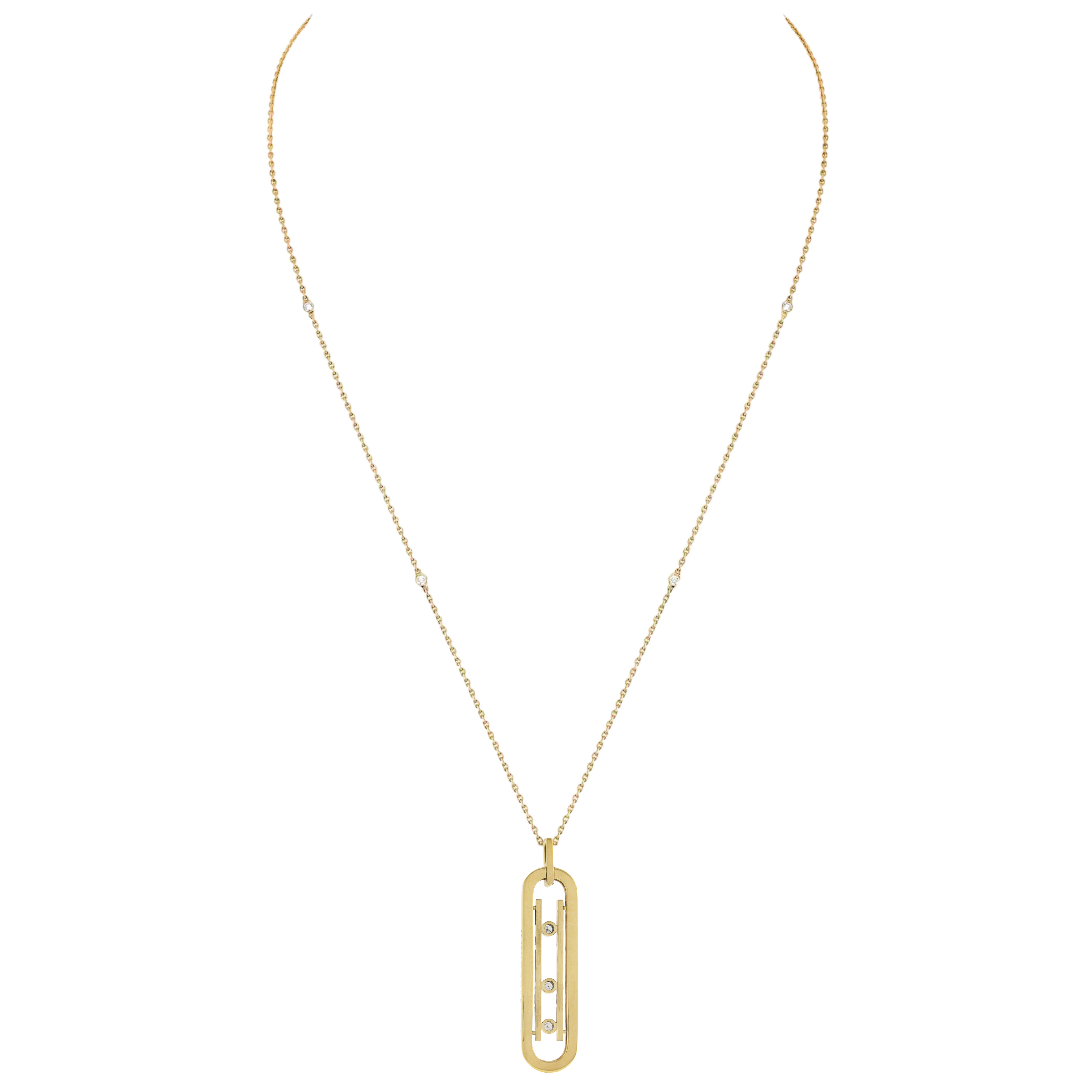 COLLIER MESSIKA MOVE 10TH SM NECKLACE GOLD