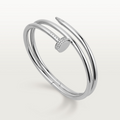 BRACELET CARTIER CLOU DOUBLE TOURS DIAMONDS WHITE GOLD