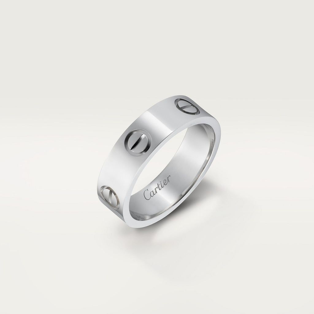 BAGUE CARTIER LOVE MODÈLE CLASSIQUE WHITE GOLD