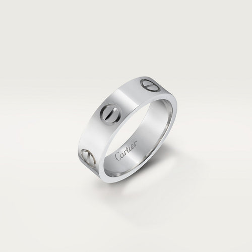 BAGUE CARTIER LOVE MODÈLE CLASSIQUE WHITE GOLD