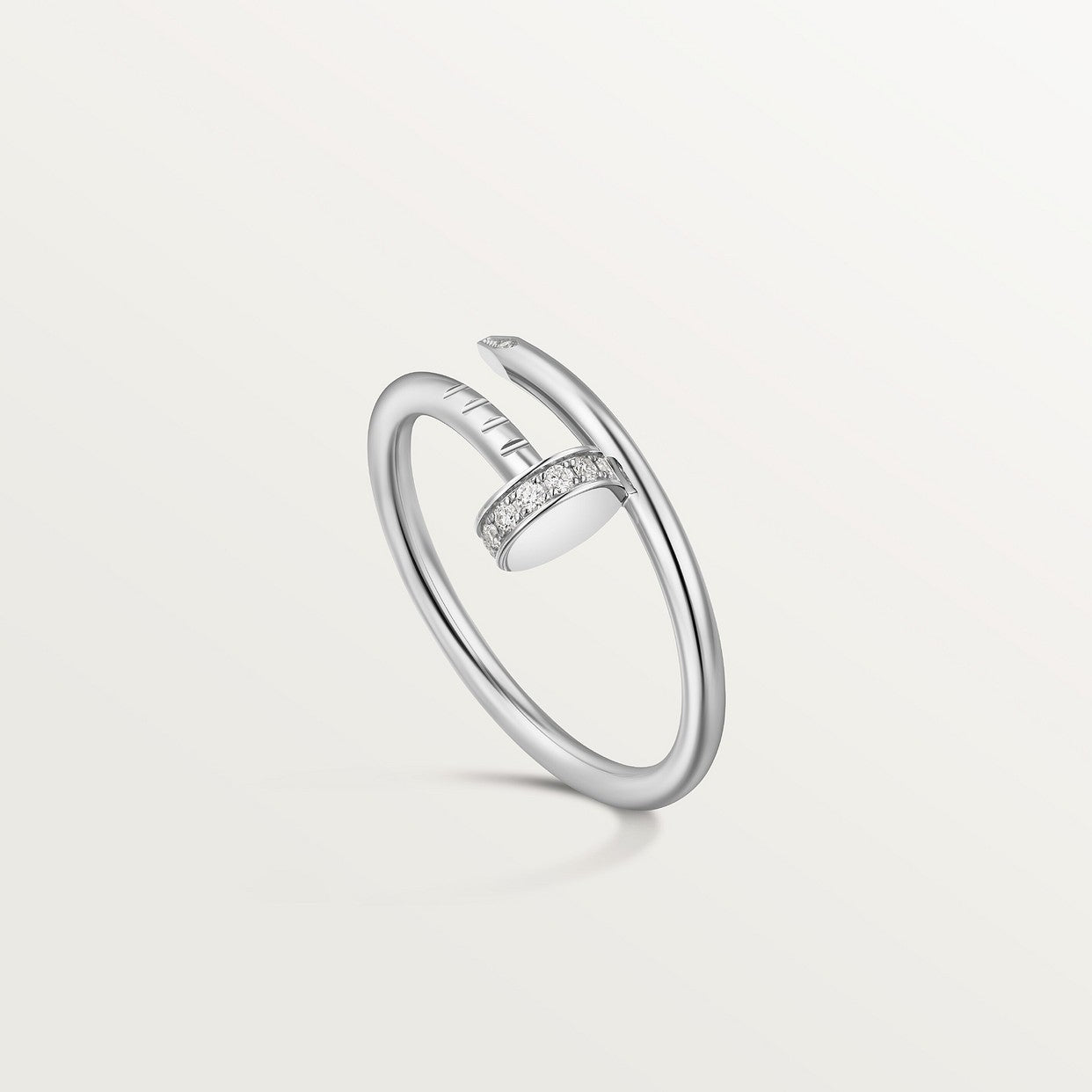 BAGUE CARTIER JUSTE UN CLOU PETIT MODÈLE DIAMANTS WHITE GOLD