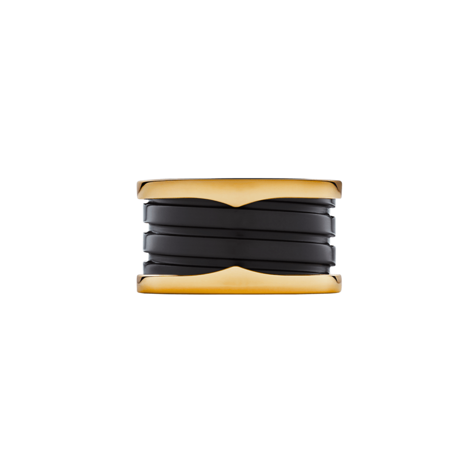 BAGUE BVLGARI B.ZERO1 CERAMIC NOIR GOLD