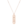 COLLIER MESSIKA MOVE 10TH SM NECKLACE ROSE GOLD