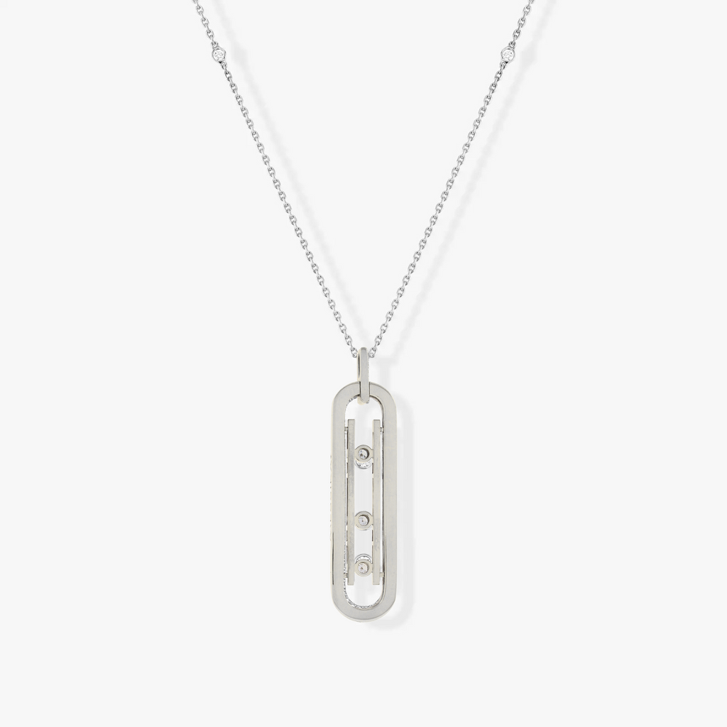 COLLIER MESSIKA MOVE 10TH SM NECKLACE WHITE GOLD