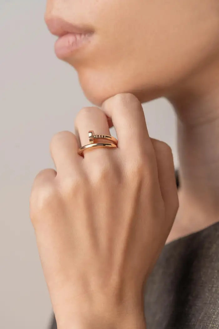 BAGUE CARTIER JUSTE UN CLOU PETIT MODÈLE ROSE GOLD