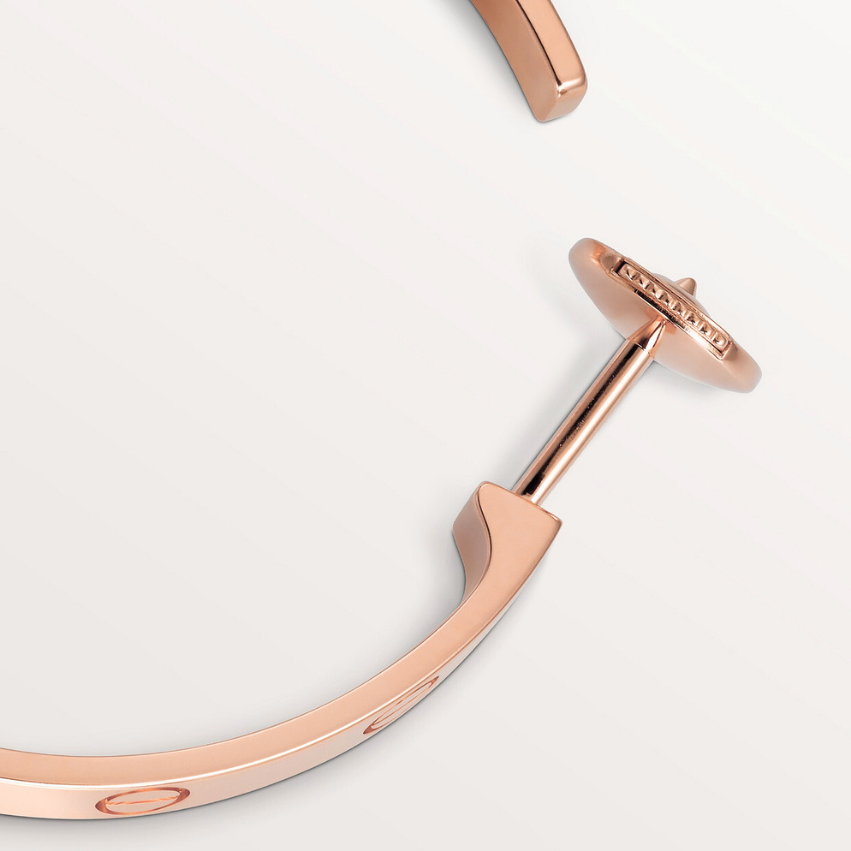 BOUCLE CARTIER LOVE CRÉEOLES ROSE GOLD
