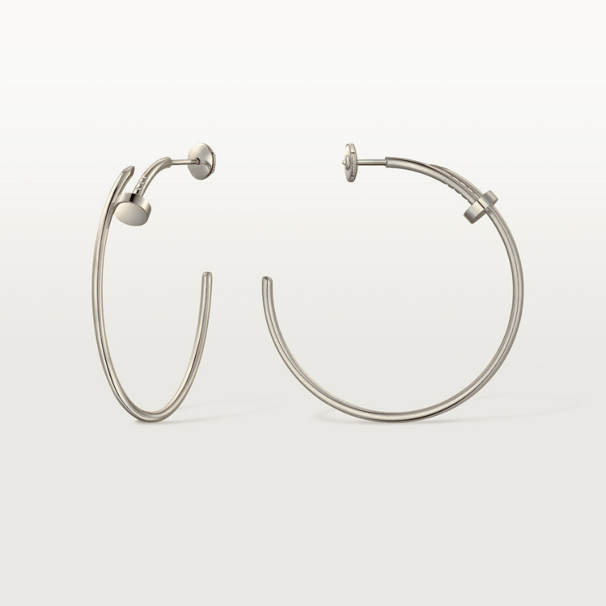 BOUCLE CARTIER CLOU CRÉOLES GRAND MODÉLE WHITE GOLD