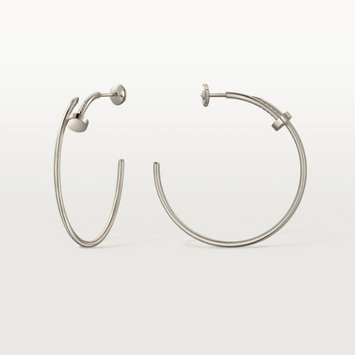 BOUCLE CARTIER CLOU CRÉOLES GRAND MODÉLE WHITE GOLD