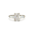 BAGUE TIFFANY & CO T WHITE GOLD