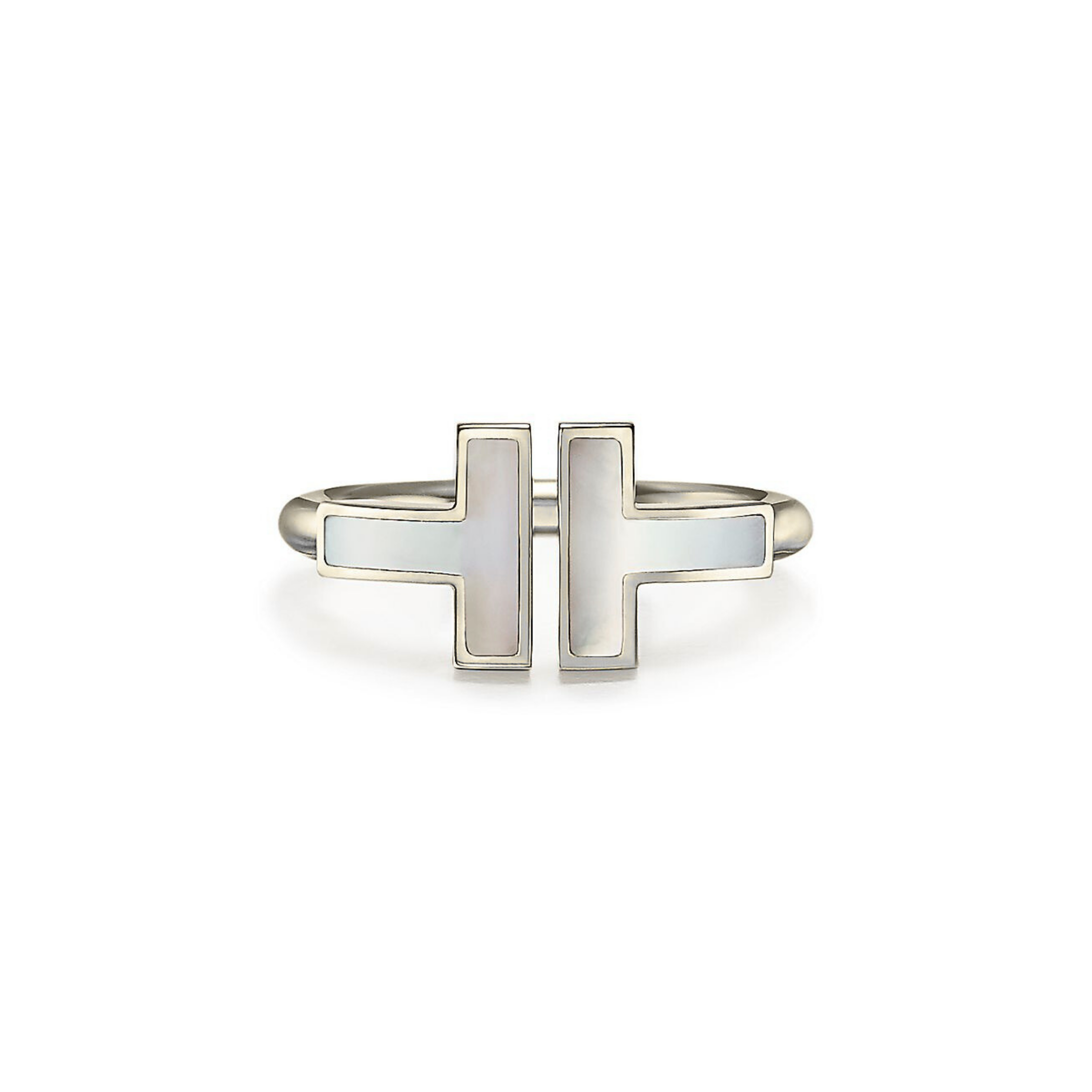 BAGUE TIFFANY & CO T WHITE GOLD