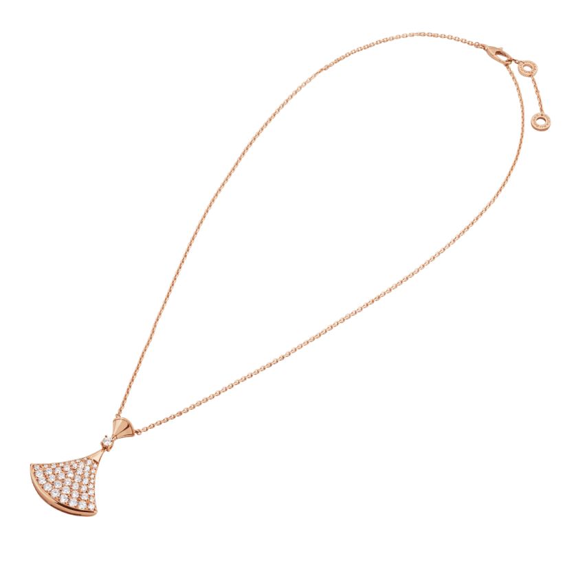 COLLIER BVLGARI DIVAS DREAM DIAMANTS ROSE GOLD
