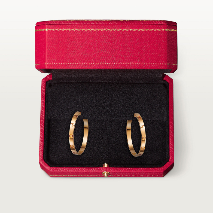 BOUCLE CARTIER LOVE CRÉEOLES ROSE GOLD
