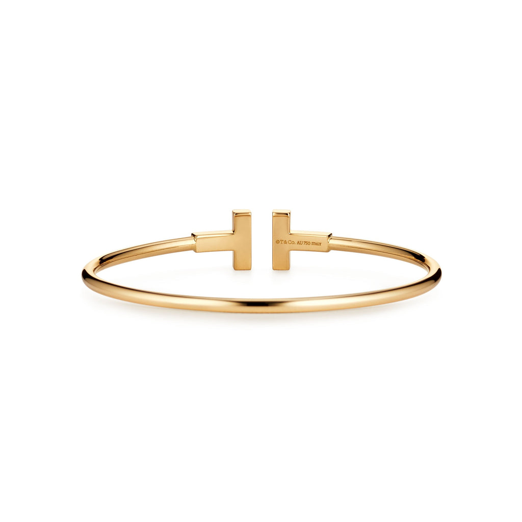 BRACELET TIFFANY & CO T WIRE ORNÈ GOLD