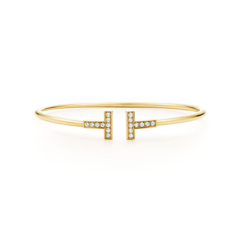 BRACELET TIFFANY & CO T WIRE ORNÈ GOLD