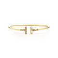 BRACELET TIFFANY & CO T WIRE ORNÈ GOLD