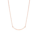 COLLIER TIFFANY & CO T PENDENTIF SMILE ROSE GOLD
