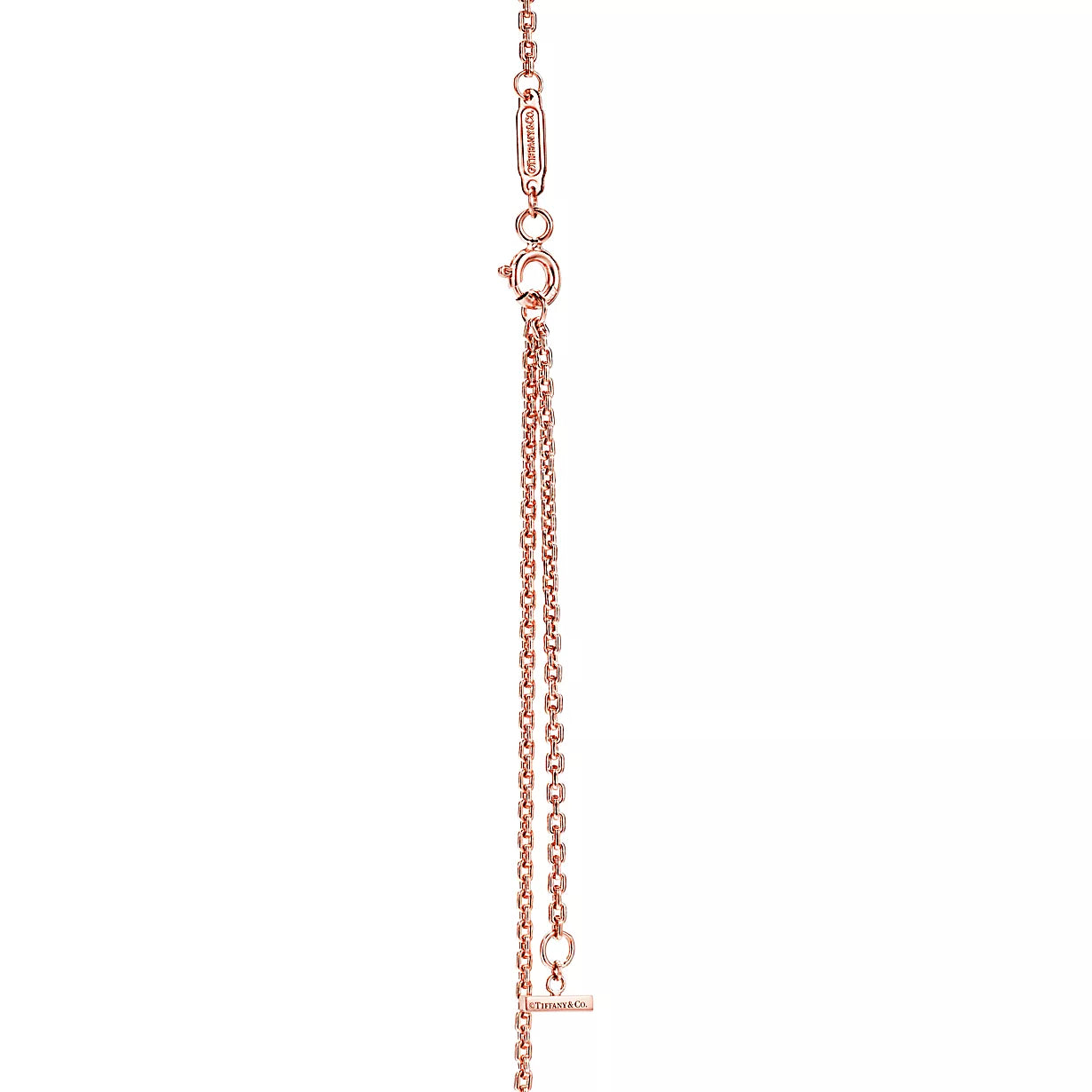 COLLIER TIFFANY & CO T PENDENTIF SMILE ROSE GOLD