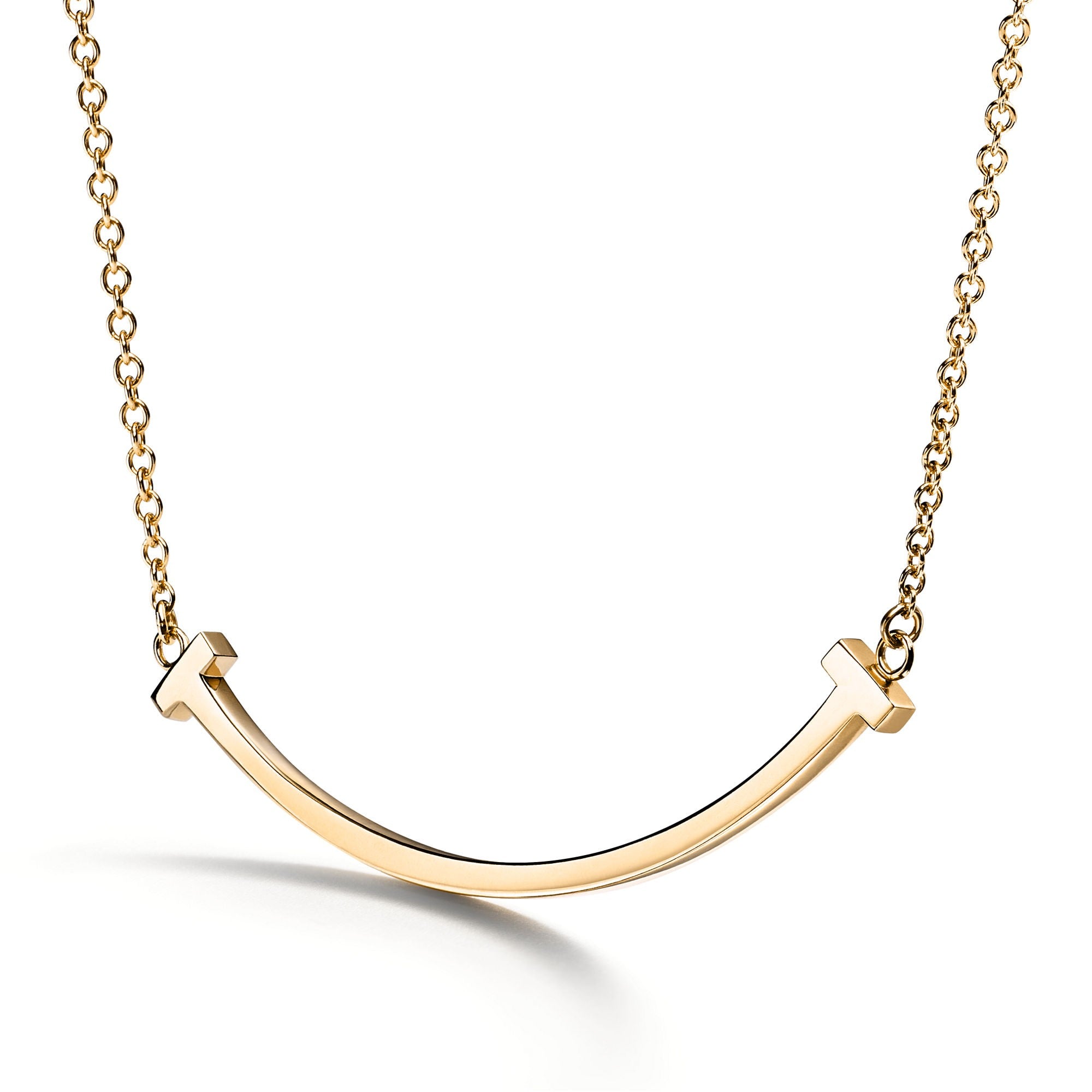 COLLIER TIFFANY & CO T PENDENTIF SMILE GOLD