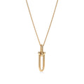 COLLIER TIFFANY & CO HARDWEAR PENDETIF A MAILLONS ALLONGES-GOLD