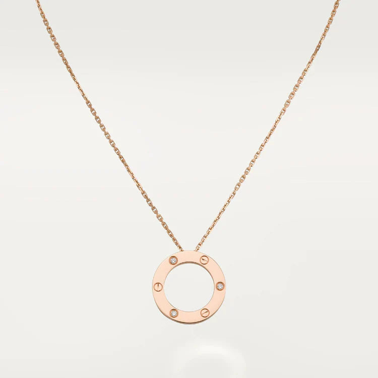 COLLIER CARTIER PENDENTIF LOVE ROSE GOLD