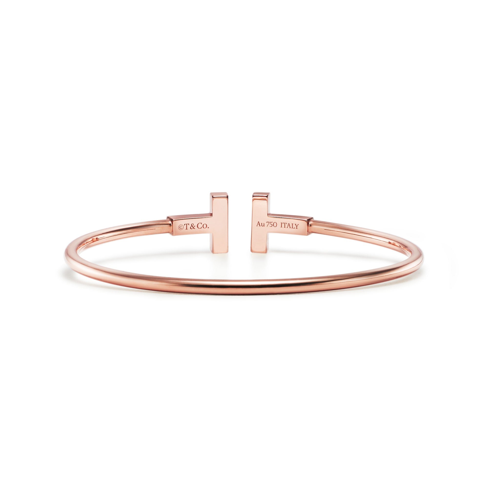 BRACELET TIFFANY & CO T WIRE ROSE GOLD
