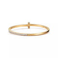 BRACELET TIFFANY & CO T JONC À CHARNIÈRE ÉTROITE GOLD