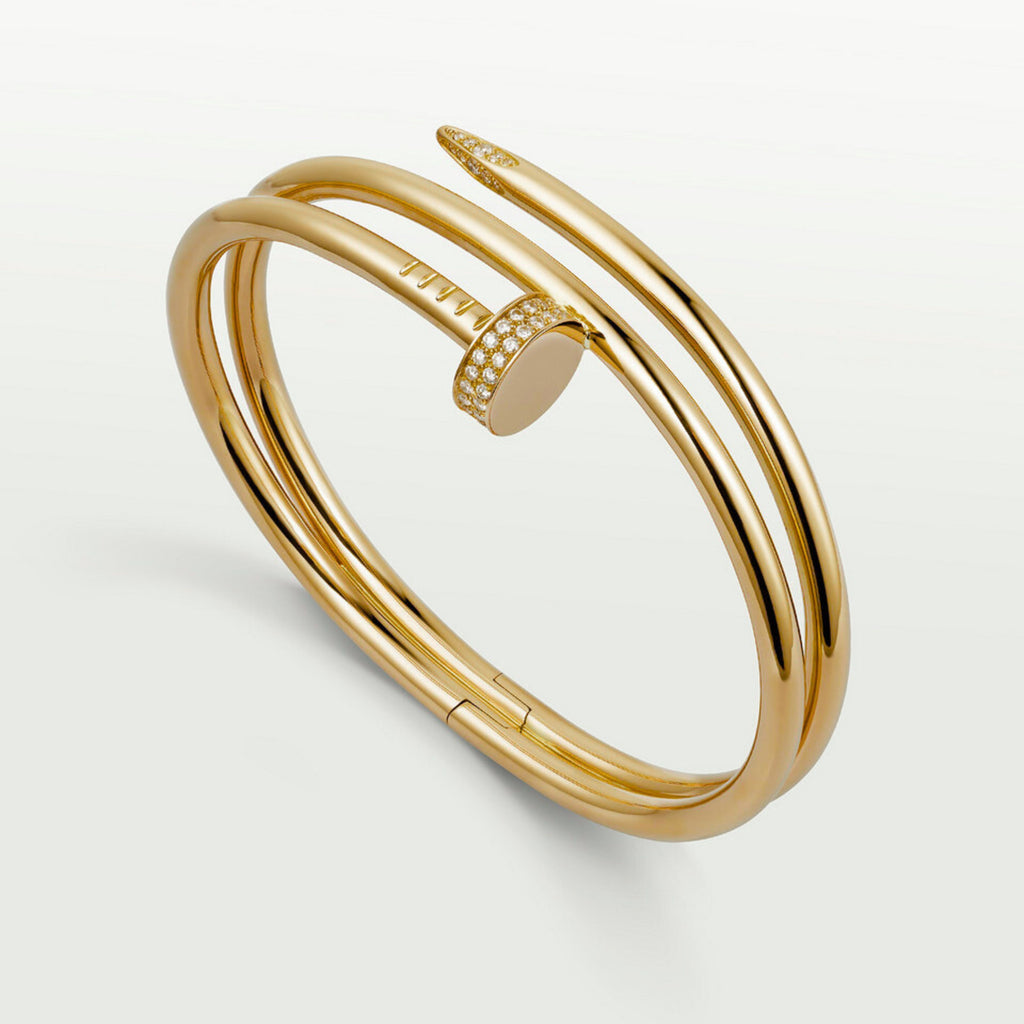 img img img img  -20.20% En Stock   BRACELET CARTIER CLOU DOUBLE TOURS DIAMONDS GOLD