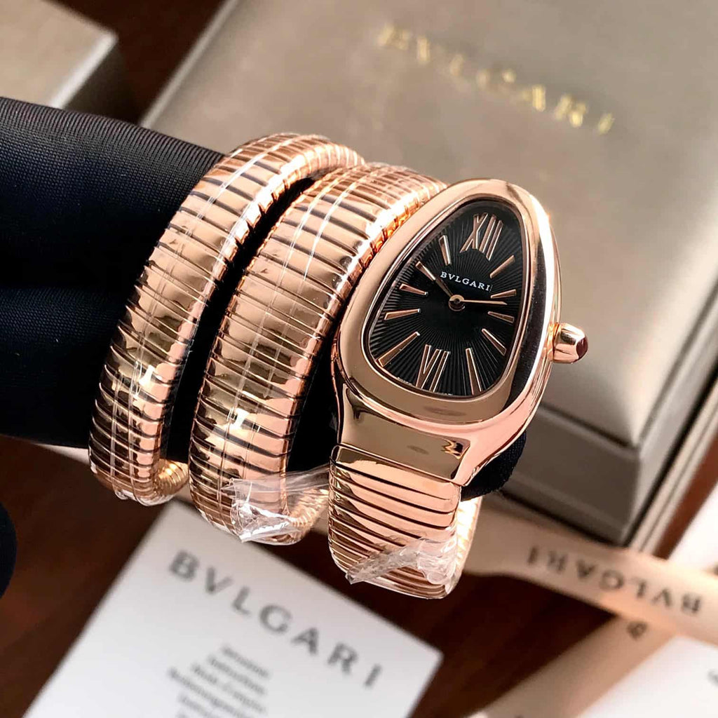 Bvlgari Serpenti Tubogas Rosegold Black