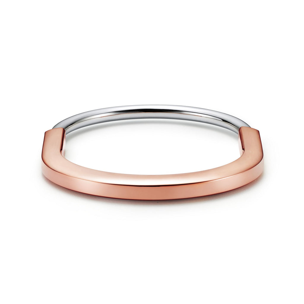 BRACELET TIFFANY & CO LOCK PERLEE ROSE-GOLD
