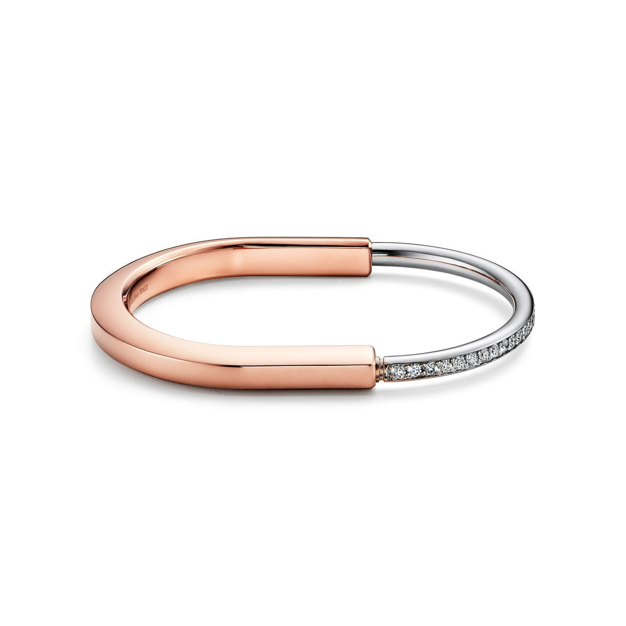 BRACELET TIFFANY & CO LOCK PERLEE ROSE-GOLD