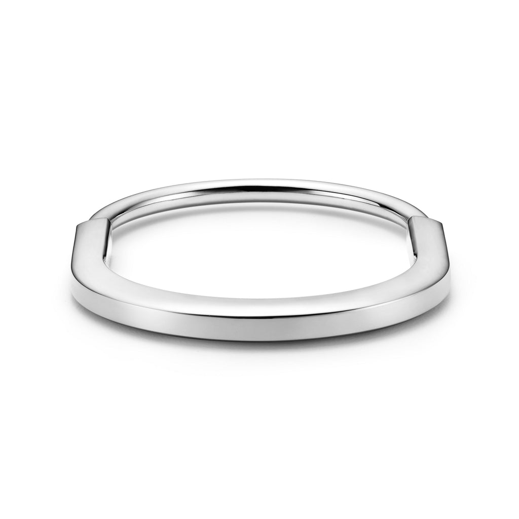 BRACELET TIFFANY & CO LOCK PERLEE WHITE GOLD