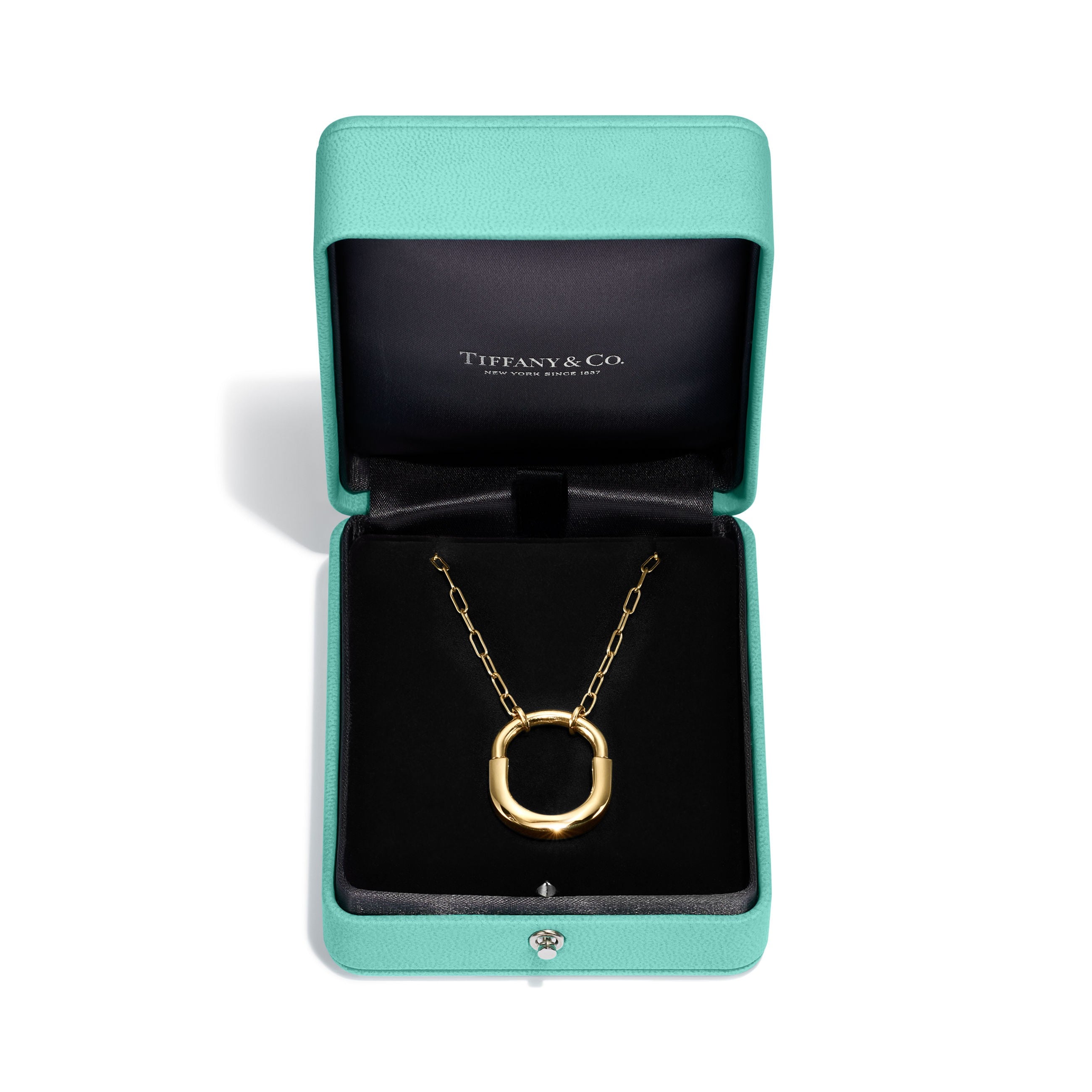 COLLIER TIFFANY & CO LOCK GOLD
