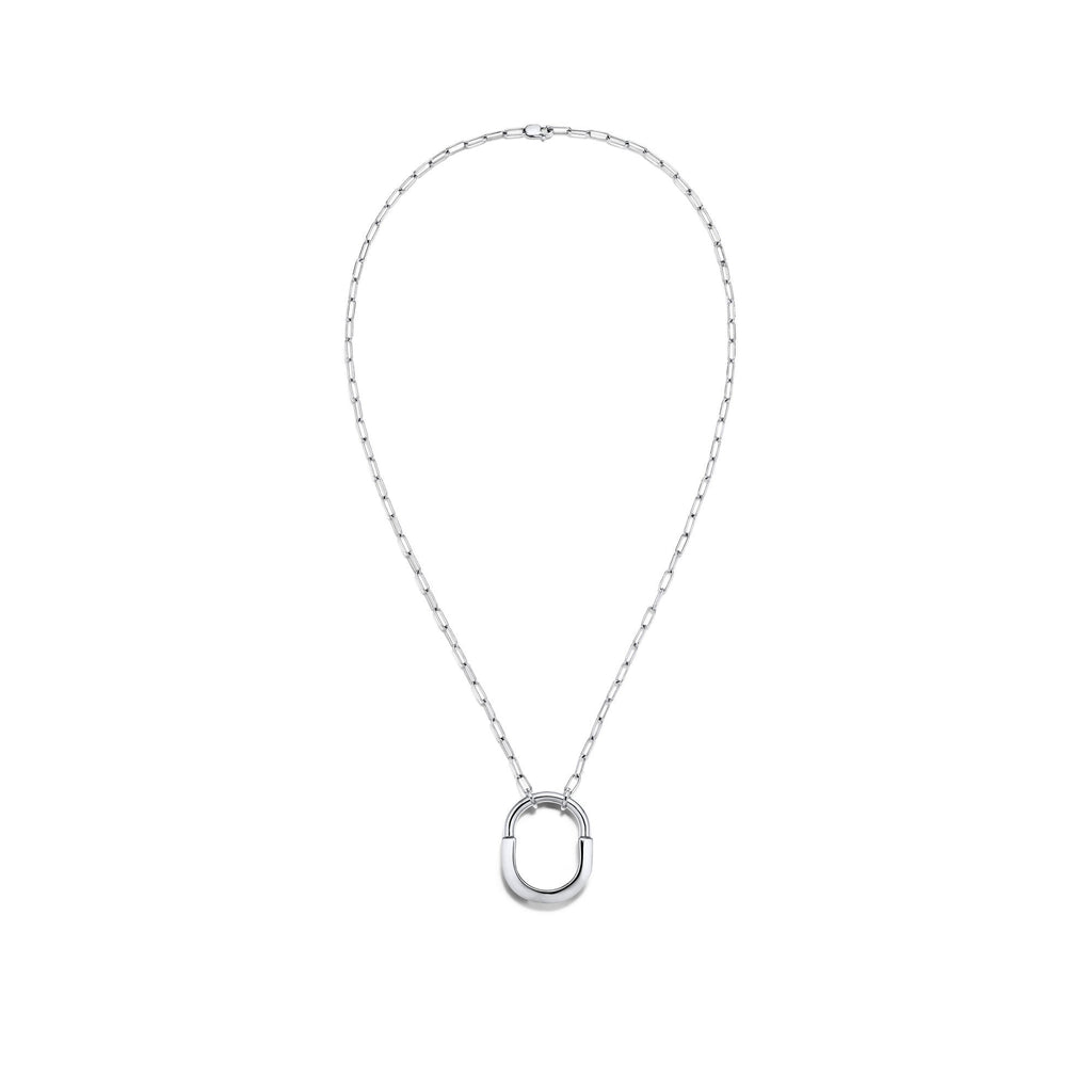 COLLIER TIFFANY & CO LOCK WHITE GOLD