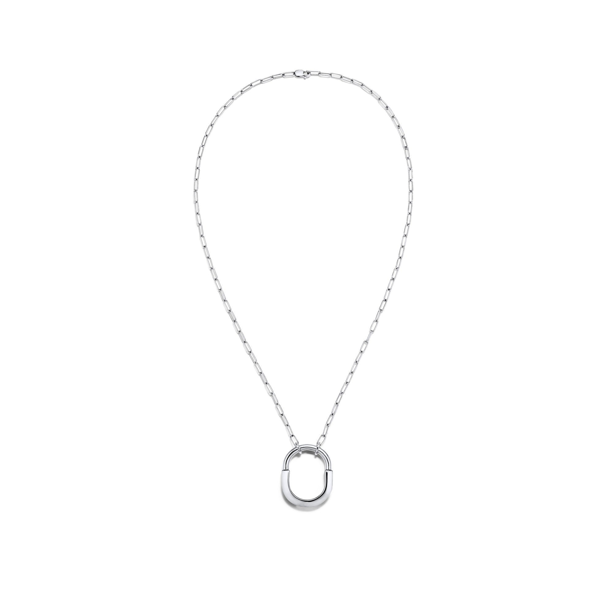 COLLIER TIFFANY & CO LOCK WHITE GOLD